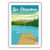 affiche lac chambon auvergne