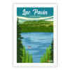 Affiche lac pavin auvergne