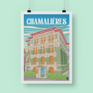 affiche-poster-auvergne-chamalieres-vintage-flatdesign-design-decoration-maison