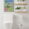 affiche-poster-auvergne-combrailles-chapdes-beaufort-vintage-flatdesign-design-decoration-maison-toilette