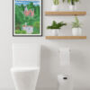 affiche-poster-auvergne-combrailles-chateauneuf-les-bains-vintage-flatdesign-design-decoration-maison-toilette