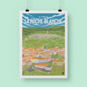 affiche-poster-la-roche-blanche-vintage-flatdesign-design-decoration-maison