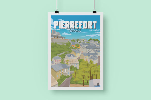 affiche-poster-pierrefort-vintage-flatdesign-design-decoration-maison