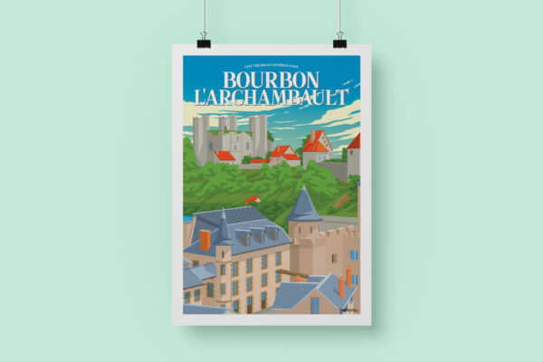 Bourbon-l'Archambault poster affiche